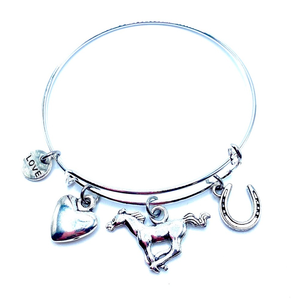 Horse Bracelet May be Personalized